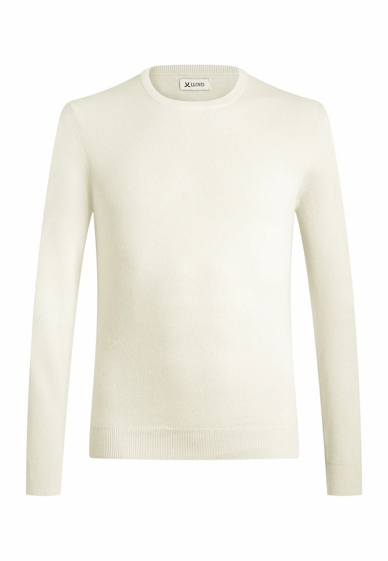 maglione con scollo rotondo