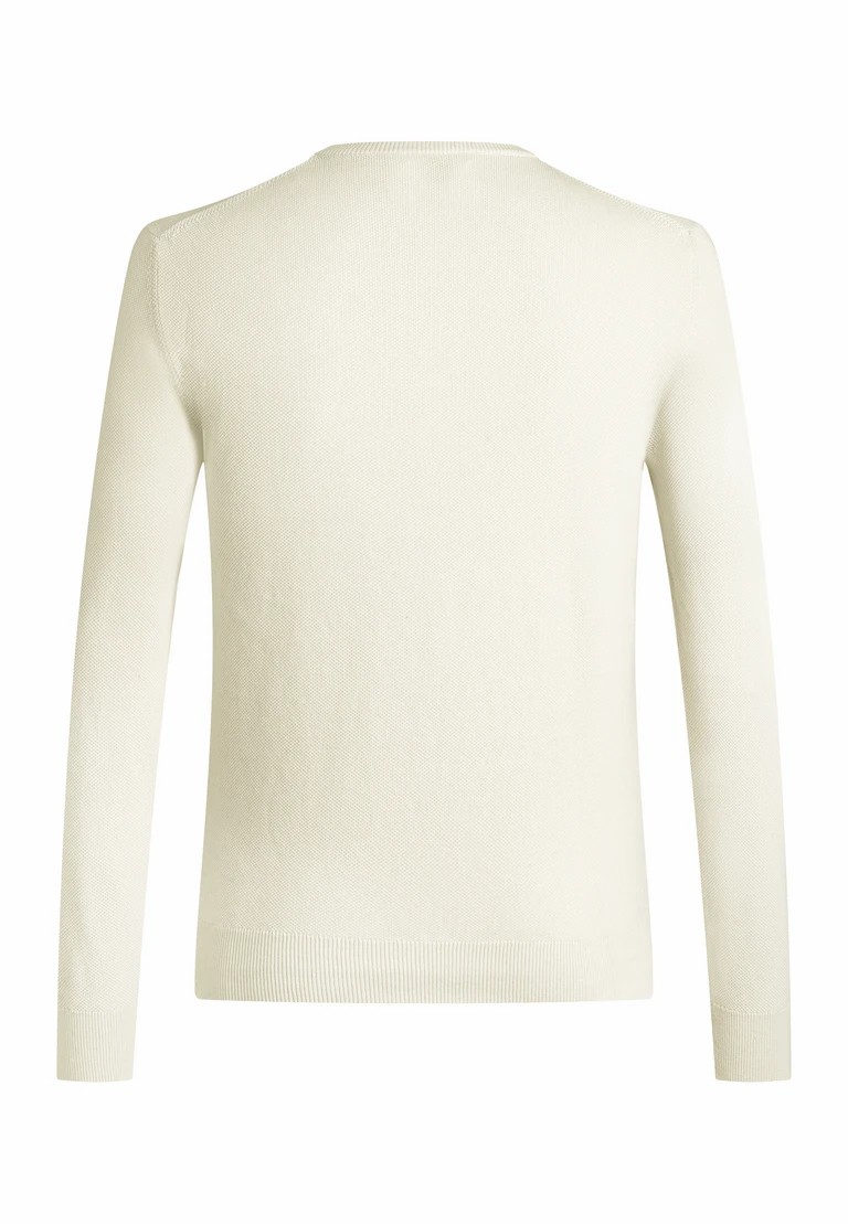 maglione con scollo rotondo