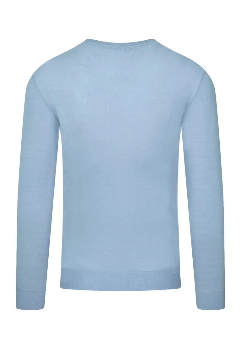 maglione con scollo rotondo