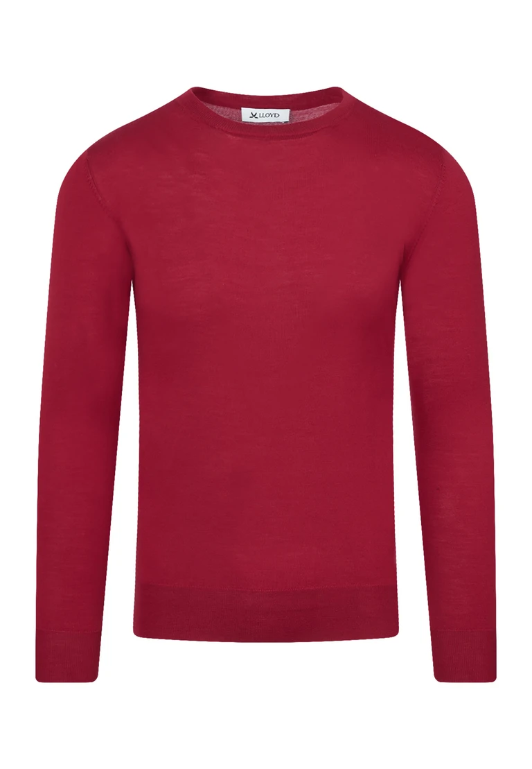 maglione con scollo rotondo
