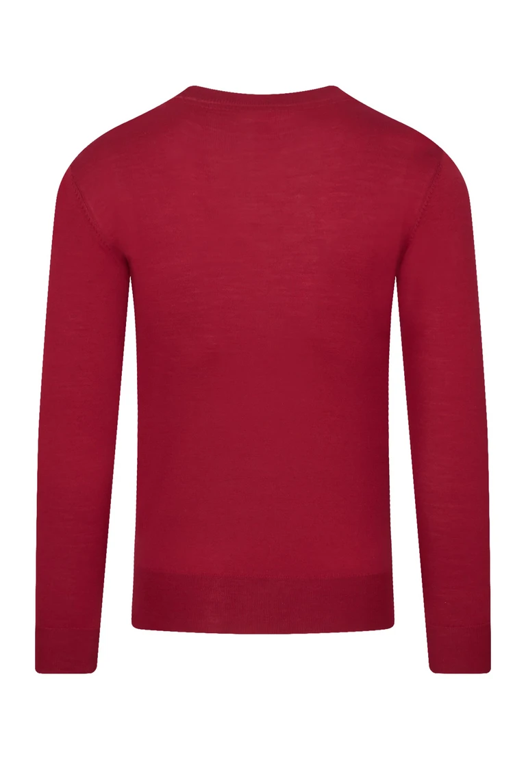 maglione con scollo rotondo