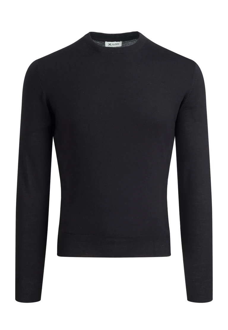 maglione con scollo rotondo
