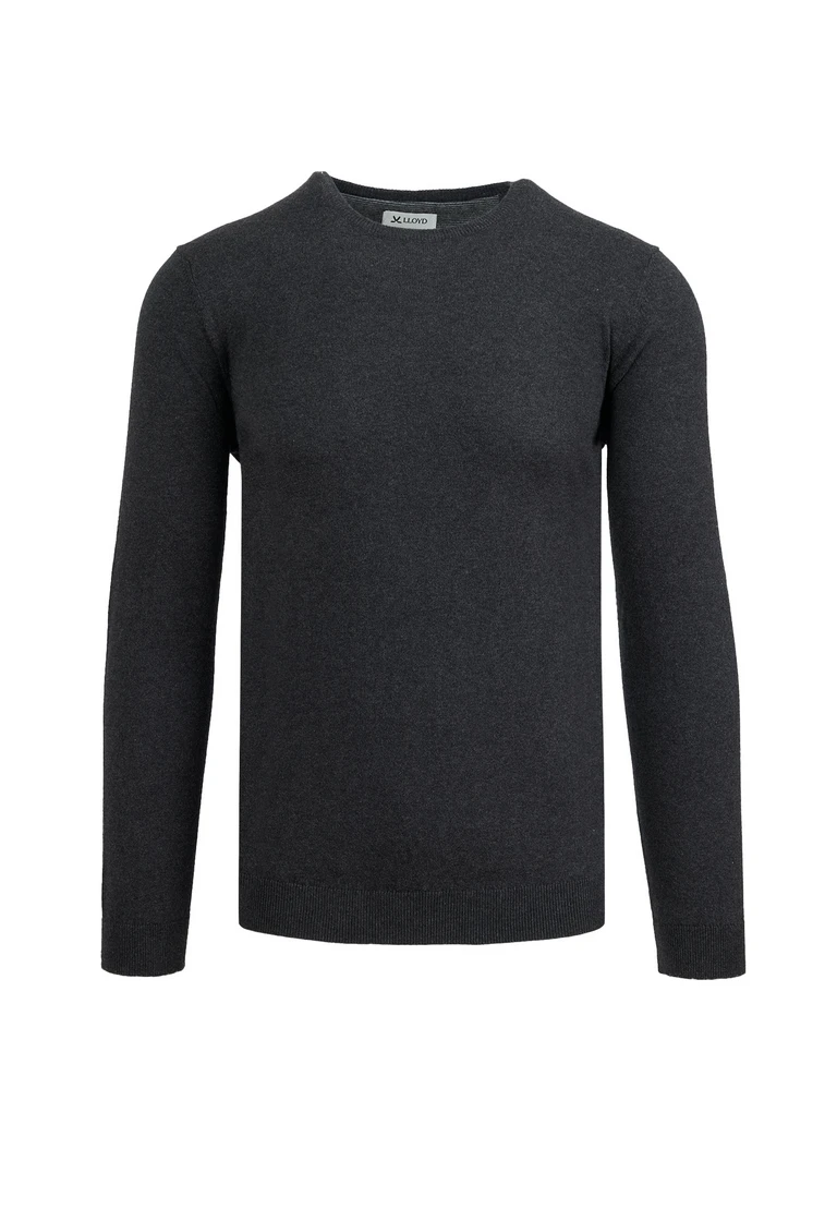 maglione con scollo rotondo