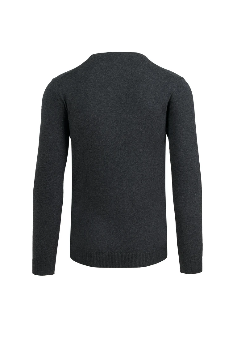 maglione con scollo rotondo