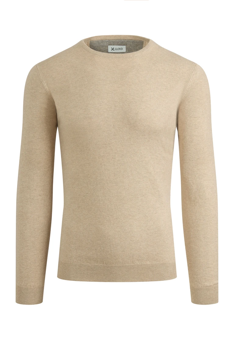 maglione con scollo rotondo
