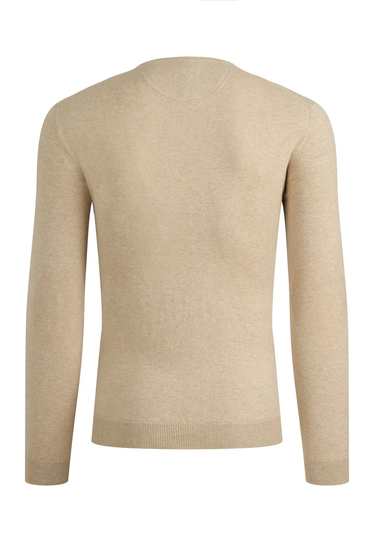 maglione con scollo rotondo