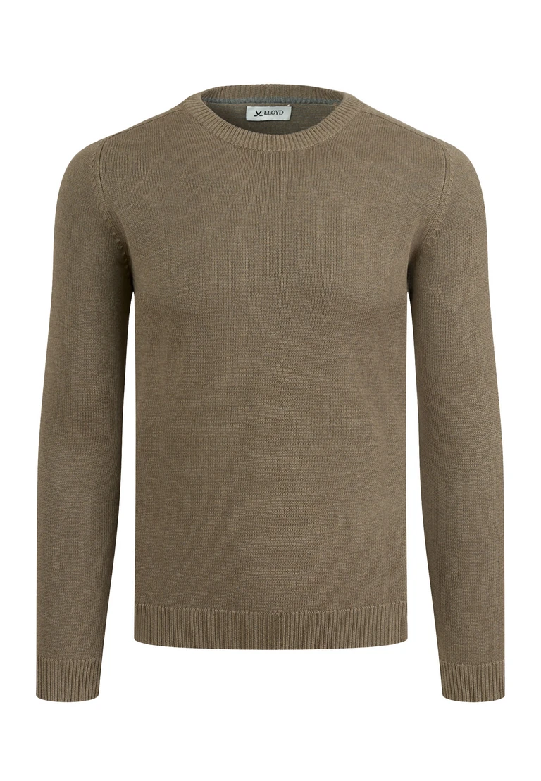 maglione con scollo rotondo