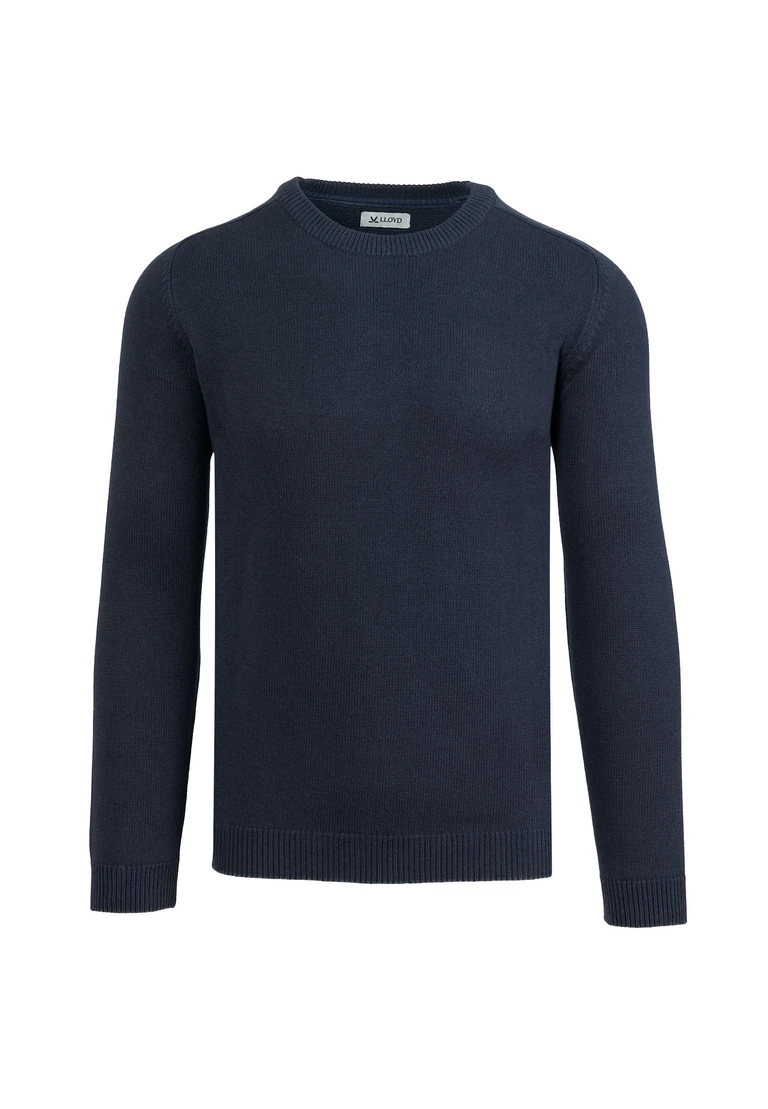 maglione con scollo rotondo