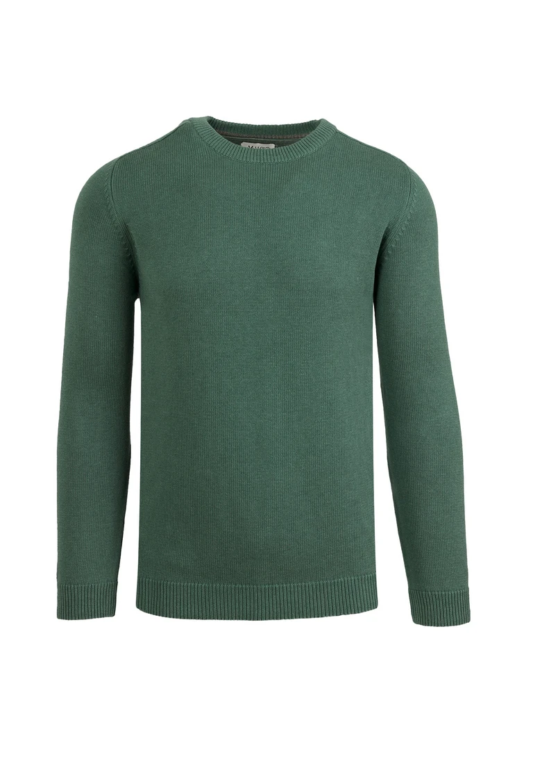 maglione con scollo rotondo