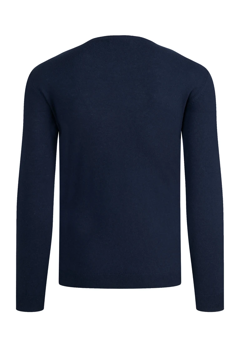 maglione con scollo rotondo
