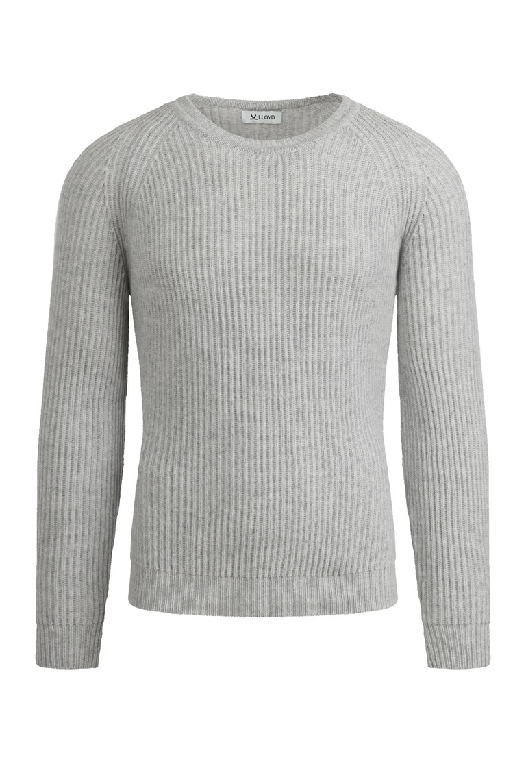 maglione con scollo rotondo
