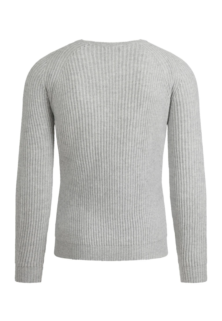 maglione con scollo rotondo