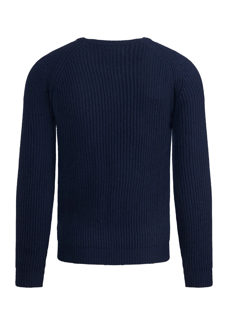 maglione con scollo rotondo
