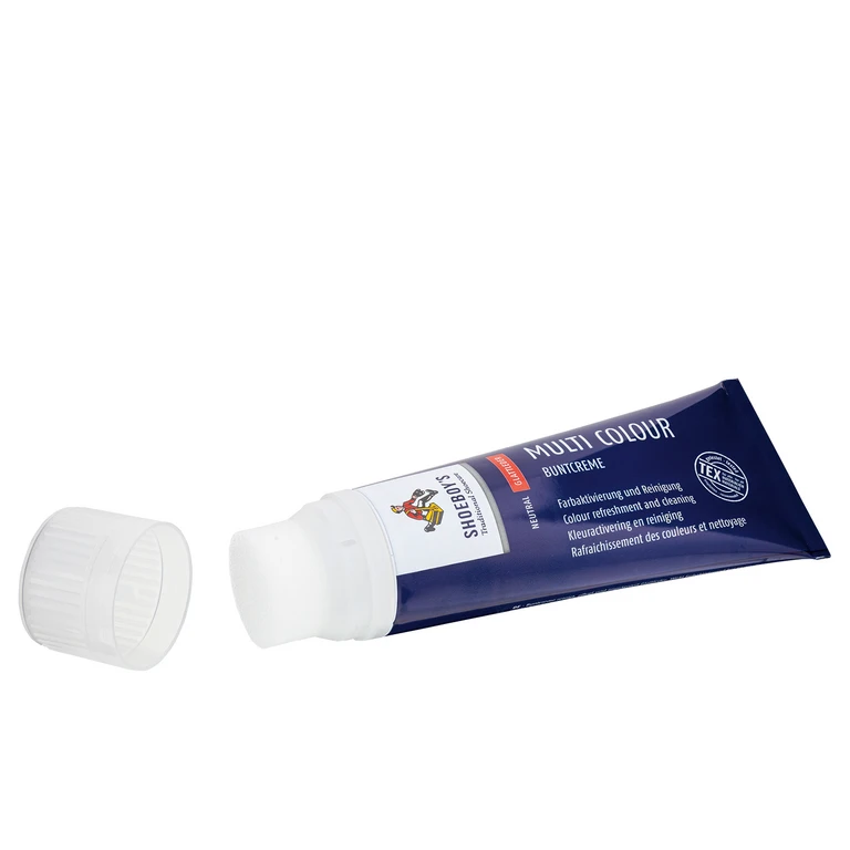 crema per scarpe multicolore