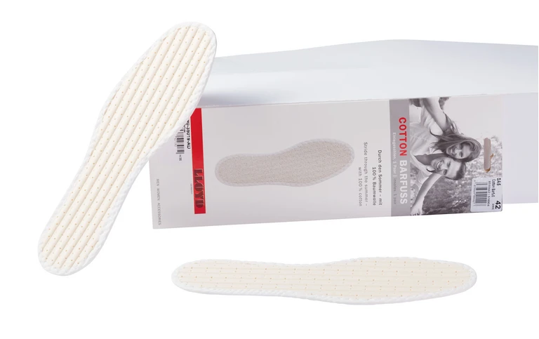 soletta in cotone per piedi nudi