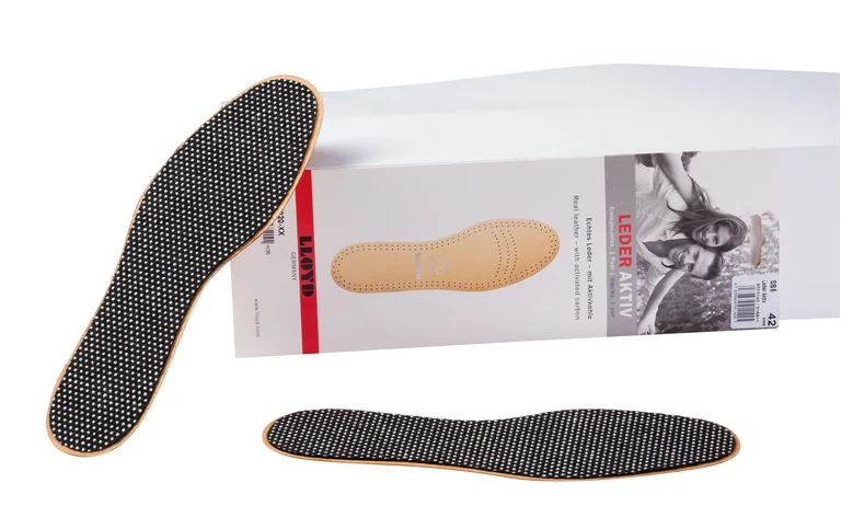 sottopiede in pelle traspirante