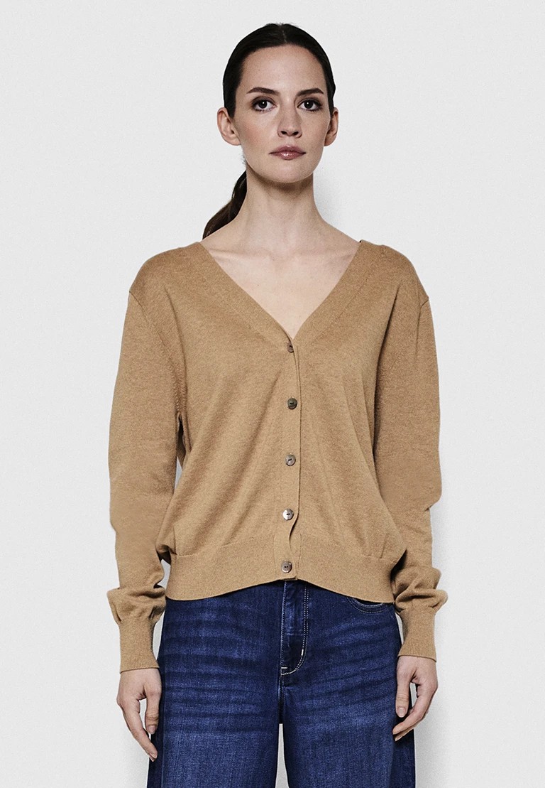 cardigan lavorato a maglia