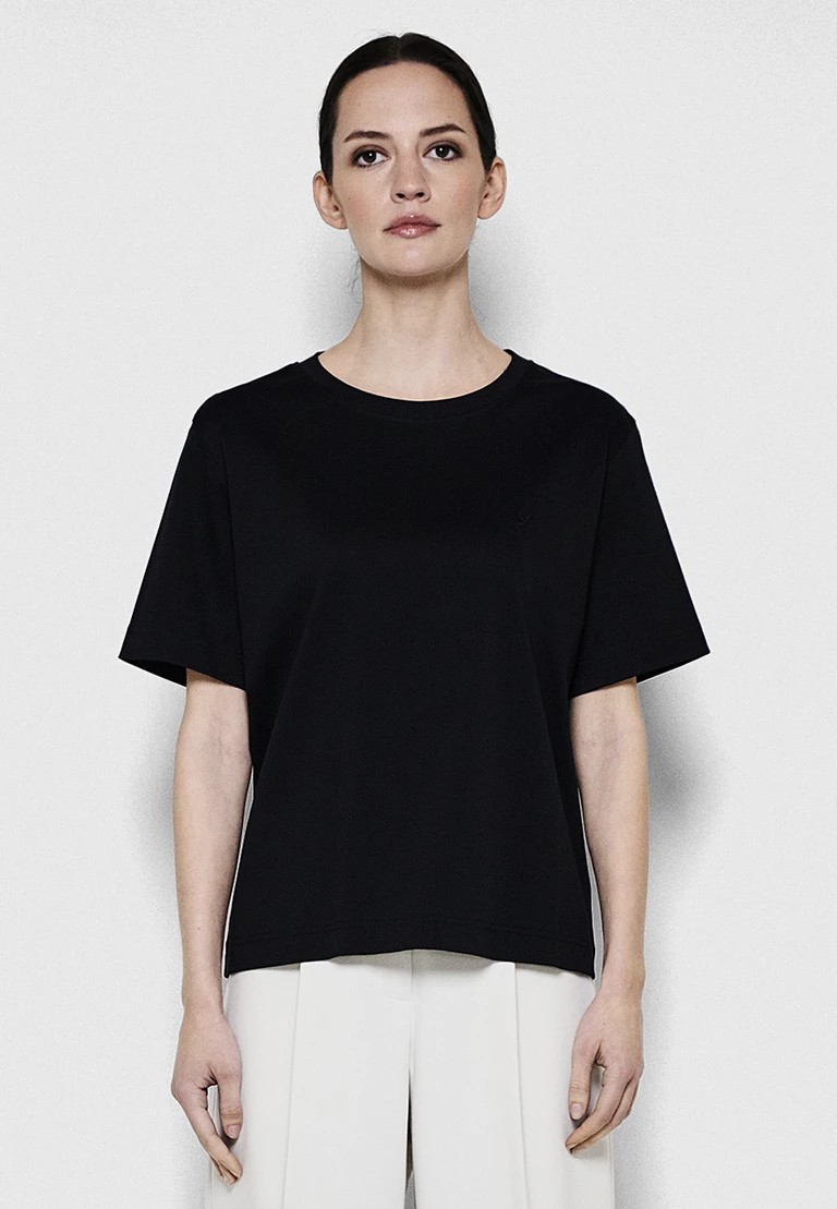t-shirt oversize a girocollo