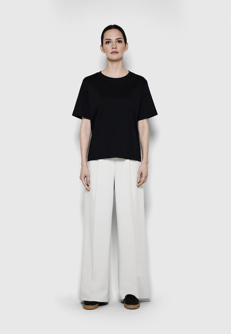 t-shirt oversize a girocollo