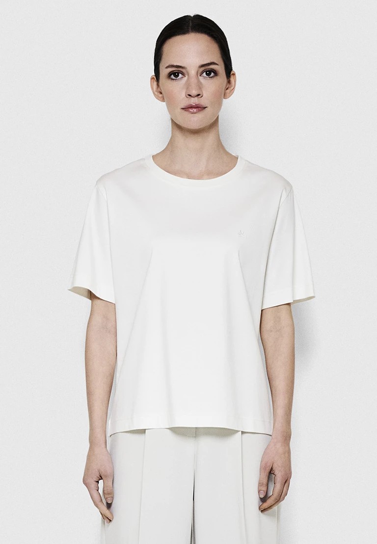 t-shirt oversize a girocollo
